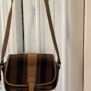 Vintage pin striped purse